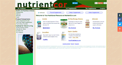 Desktop Screenshot of nutrientcor.com