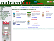 Tablet Screenshot of nutrientcor.com